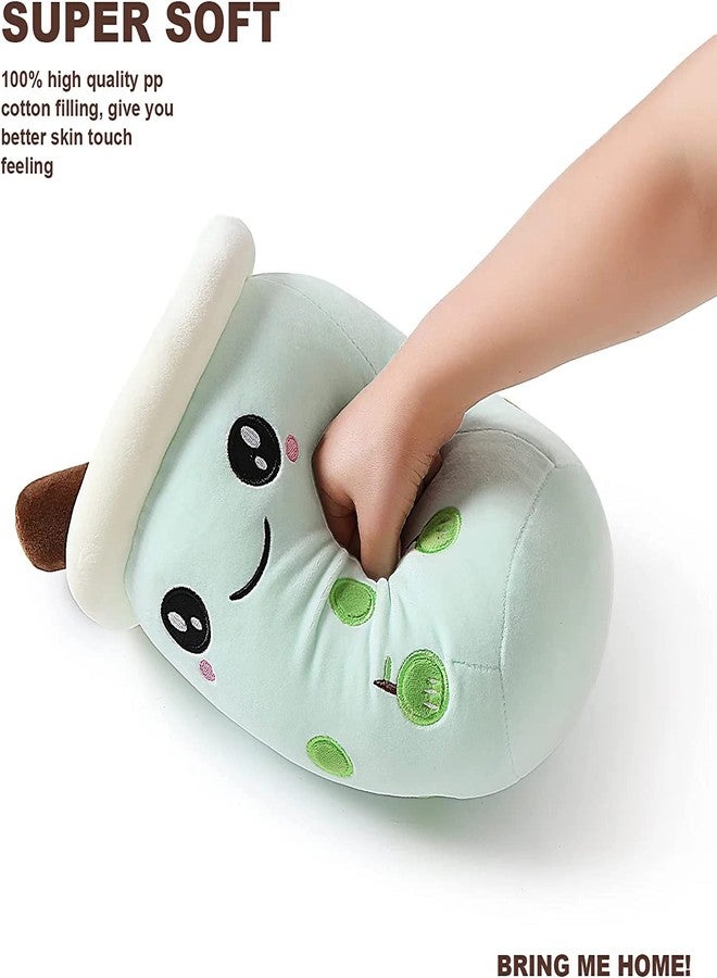 TechMax Solution دمية شاي الفقاعات المحشوة من تيك ماكس سوليوشن كاواي، دمية قطيفة على شكل كوب شاي حليب بوبا، وسادة لعبة للأطفال - Image 5